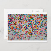 Snoepjes Dessert Rainbow Pattern Cake Cupcake Art Briefkaart (Voorkant / Achterkant)