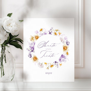 Snoepjes en lekkernijen - Baby shower Dessert Tafe Poster
