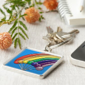 Snoepjes en Regenbogen Sleutelhanger (Zijkant)