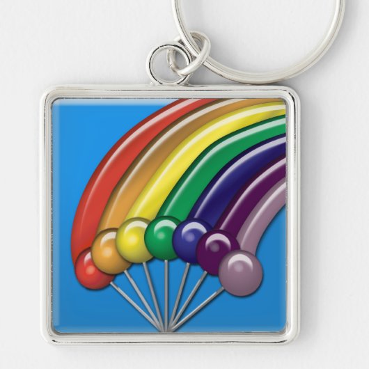 Snoepjes en Regenbogen Sleutelhanger (Voorkant)