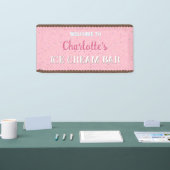 Snoepjes en Roze Ijs Spandoek (Beurs)