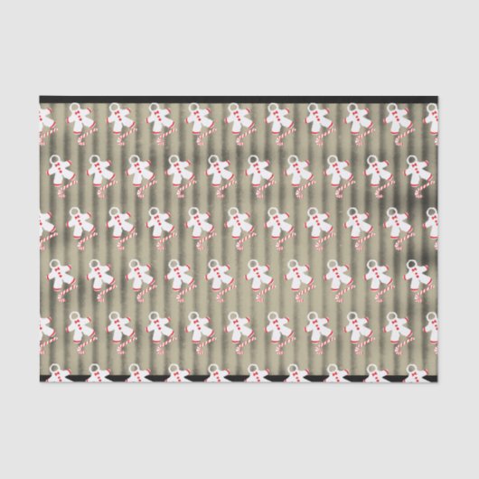 snoepjes en sneeuwsnoepjes op gegolfd uiterlijk tissuepapier (Voorkant)