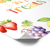 Snoepjes en traktaten fruit Twee-tit frutti verjaa Poster (Hoek)
