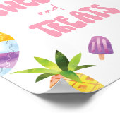 Snoepjes en traktaties Dessert Station Sign Poster (Hoek)