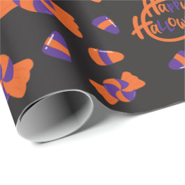 Snoepjes en traktaties Naadloze Black Halloween Gi Cadeaupapier