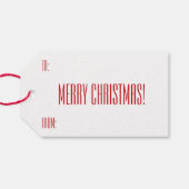 Snoepjes Feestdagen Gift Label Cadeaulabel (Achterkant Horizontaal)