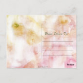 Snoepjes Happy Birthday Cupcakes| Ansichtkaart Briefkaart (Achterkant)