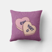 Snoepjes harten breken uit op valentijnsdag kussen (Achterkant)