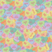 Snoepjes harten patroon SFW op maat gesneden vinyl Sticker (Voorkant)