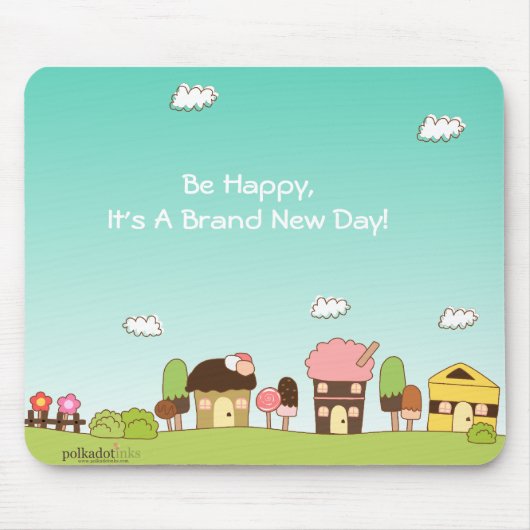 Snoepjes Hill Mousepad Muismat (Voorkant)