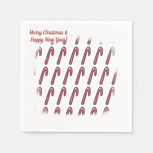 Snoepjes Kerst Tijd Papieren servetten (Voorkant)