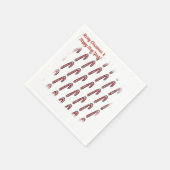 Snoepjes Kerst Tijd Papieren servetten (Hoek)