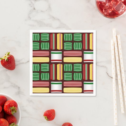  Snoepjes kerstcocktail Napkins Servetten (Insitu)