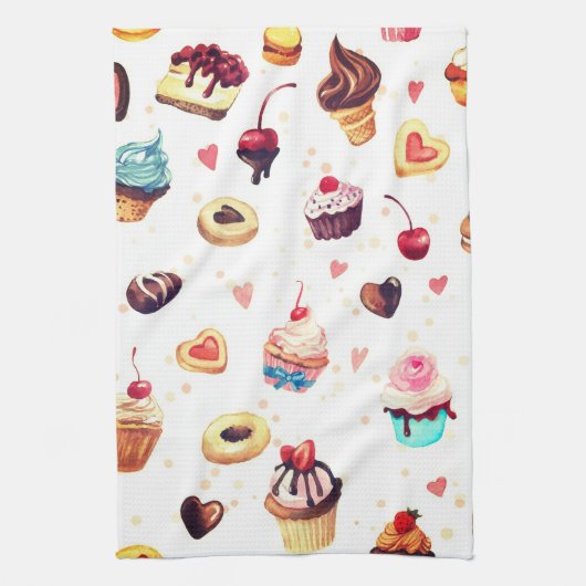 snoepjes keukenhanddoeken (Verticaal)