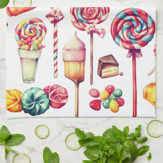  snoepjes keukenhanddoeken (Gevouwen)
