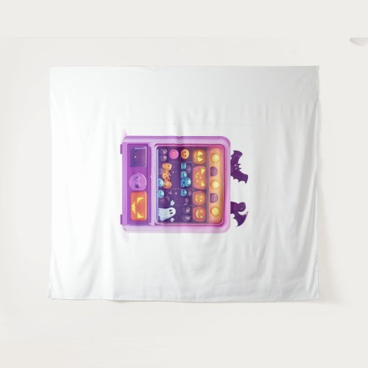 Snoepjes klauwmachine wandkleed (Voorkant (horizontaal))