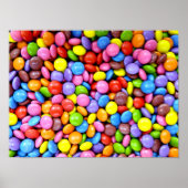 Snoepjes, kleurrijke zoete lekkernijen poster (Voorkant)