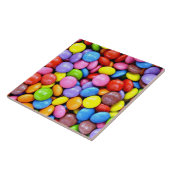 Snoepjes, kleurrijke zoete lekkernijen tegeltje (Zijkant)