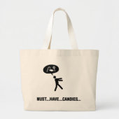 Snoepjes Lover Grote Tote Bag (Voorkant)