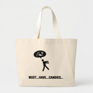 Snoepjes Lover Grote Tote Bag