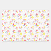 snoepjes met een schattig hart van snoep inpakpapier vel (Voorkant 2)