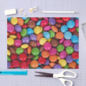 Snoepjes met kleurrijke chocolade tissuepapier (Craft)