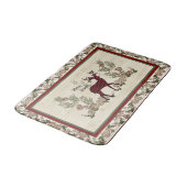 Snoepjes met vrolijk en helder script voor kerstmi badmat (Gekanteld)