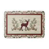 Snoepjes met vrolijk en helder script voor kerstmi badmat (Voorkant)