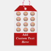 Snoepjes naar de zoete pepermunt Snoep cadeau Labe Cadeaulabel (Achterkant)