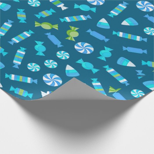 Snoepjes-ontwerp Cadeaupapier (Hoek)