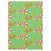 snoepjes op de groene feestdag tafelkleed (Voorkant)