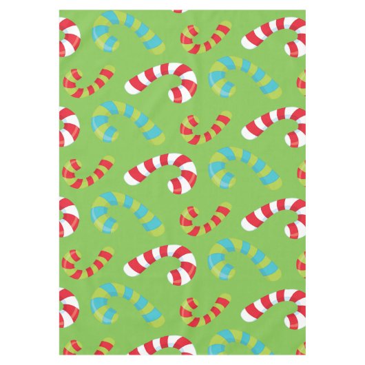 snoepjes op de groene feestdag tafelkleed (Voorkant)