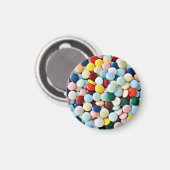 Snoepjes regenboog magneet (Voorkant / Achterkant)