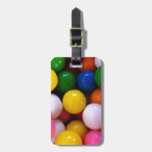 Snoepjes regenboogballen bagagelabel (Voorkant verticaal)