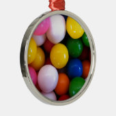 Snoepjes regenboogballen metalen ornament (Rechts)
