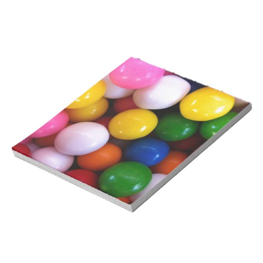 Snoepjes regenboogballen notitieblok (Linkerzijde)
