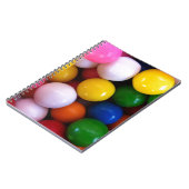 Snoepjes regenboogballen notitieboek (Linkerzijde)