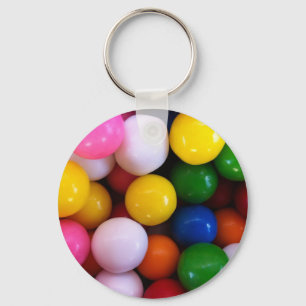 Snoepjes regenboogballen sleutelhanger