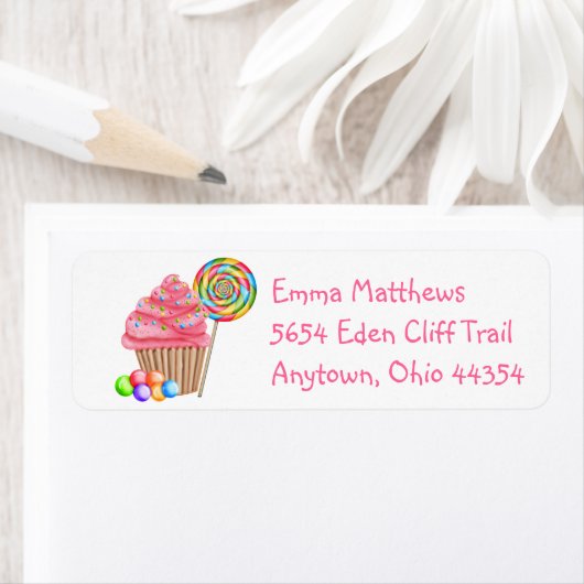 Snoepjes retour adreslabels etiket (Insitu)