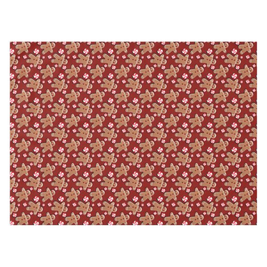 Snoepjes rode koekjes tafelkleed (Voorkant (Horizontaal))