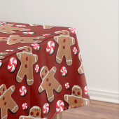 Snoepjes rode koekjes tafelkleed (Voorbeeld)