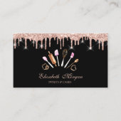 Snoepjes, Roos Goud Druppels Bakkerij Gereedschap Visitekaartje (Voorkant)