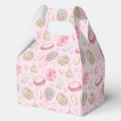 Snoepjes Roze Waterverf Patroon Bedankdoosjes (Achterkant)