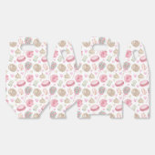 Snoepjes Roze Waterverf Patroon Bedankdoosjes (Ongevouwen)