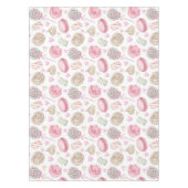 Snoepjes Roze Waterverf Patroon Tafelkleed (Voorkant)