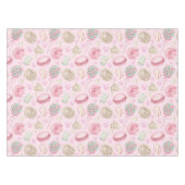 Snoepjes Roze Waterverf Patroon Tafelkleed (Voorkant (Horizontaal))