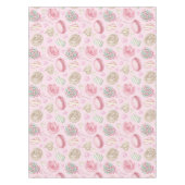 Snoepjes Roze Waterverf Patroon Tafelkleed (Voorkant)