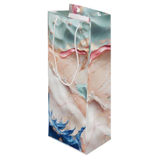 Snoepjes schepje wijn cadeautas (Achterkant Gekanteld)