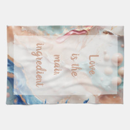 Snoepjes schepje - wit theedoek