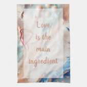 Snoepjes schepje - wit theedoek (Verticaal)